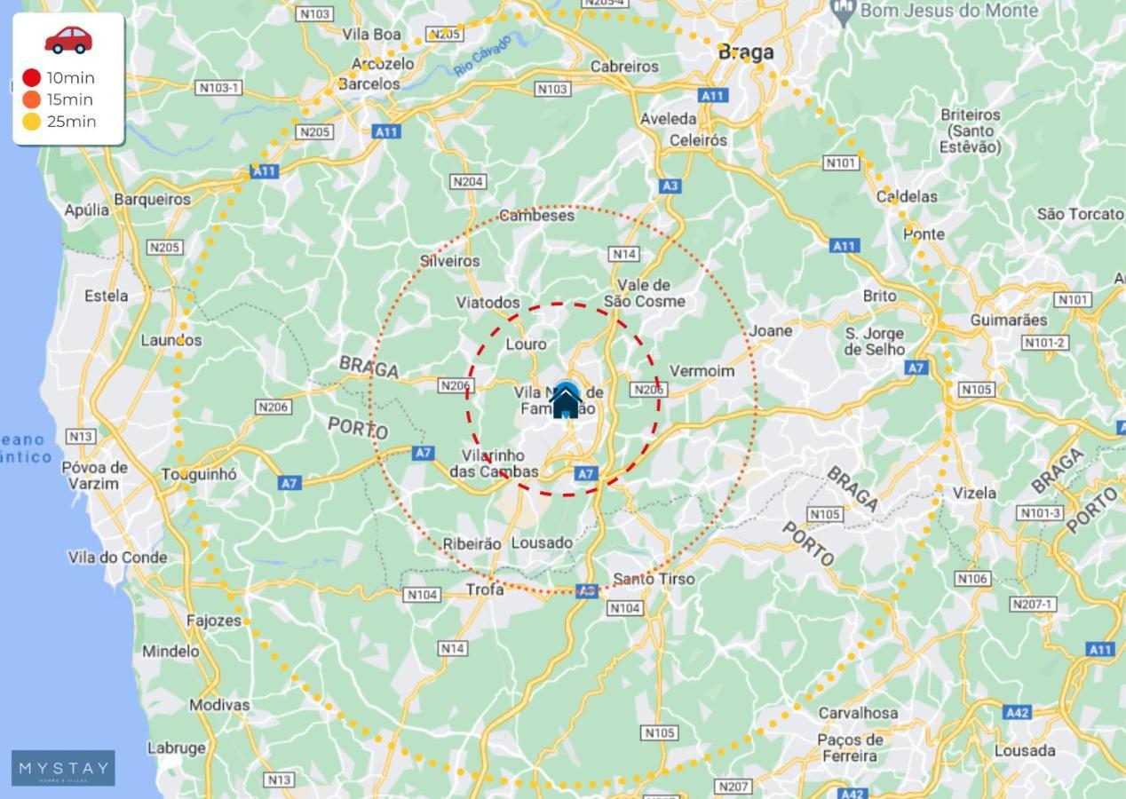 Vila Nova de Famalicão Mystay - D Maria Apartments מראה חיצוני תמונה